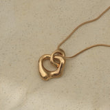 FUSE necklace made from recycled gold, sustainable and ethical jewelry, handmade in Germany.