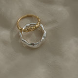 Handmade ethical and sustainable jewelry rings in recycled gold and silver, designed in Basel, Switzerland.