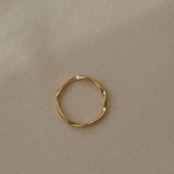 RIVER Ring 18k Gold